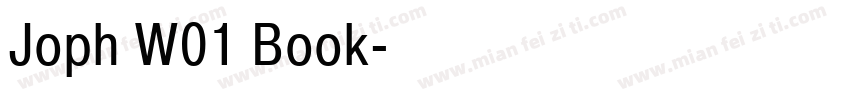 Joph W01 Book字体转换